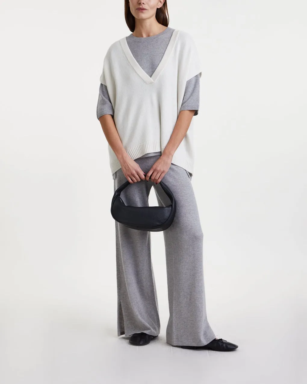 LISA YANG   Vest Linn Cashmere Offwhite 